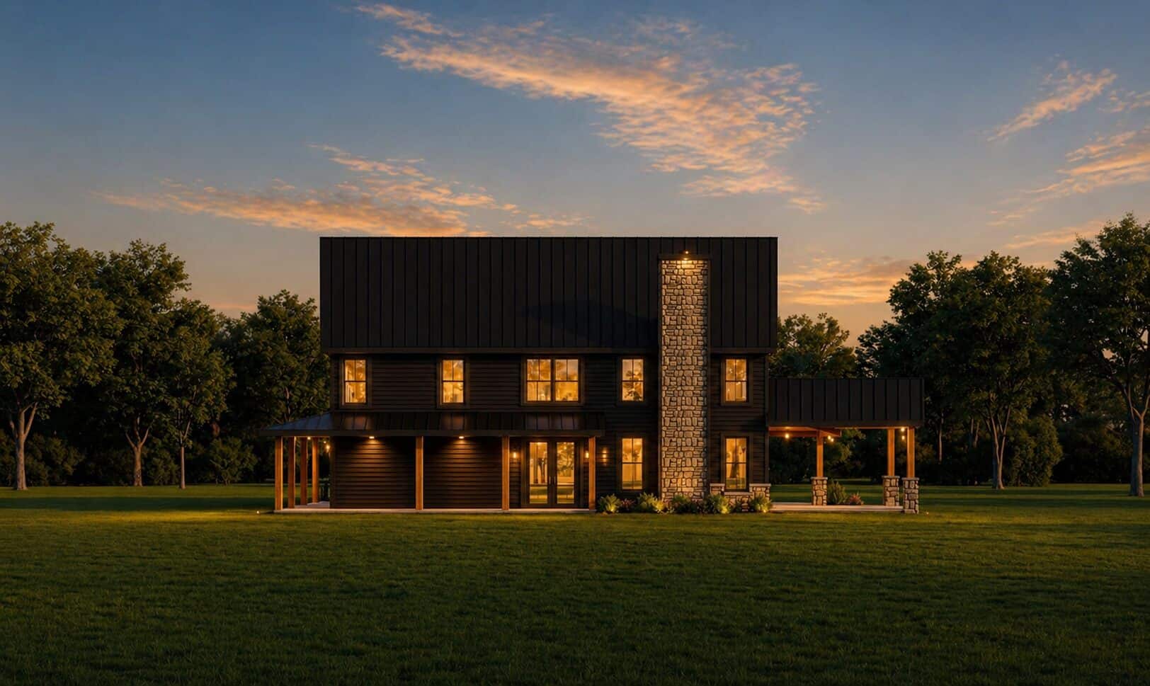 Home at Night of this 3-Bedroom,2413 Sq Ft Plan -120-2872