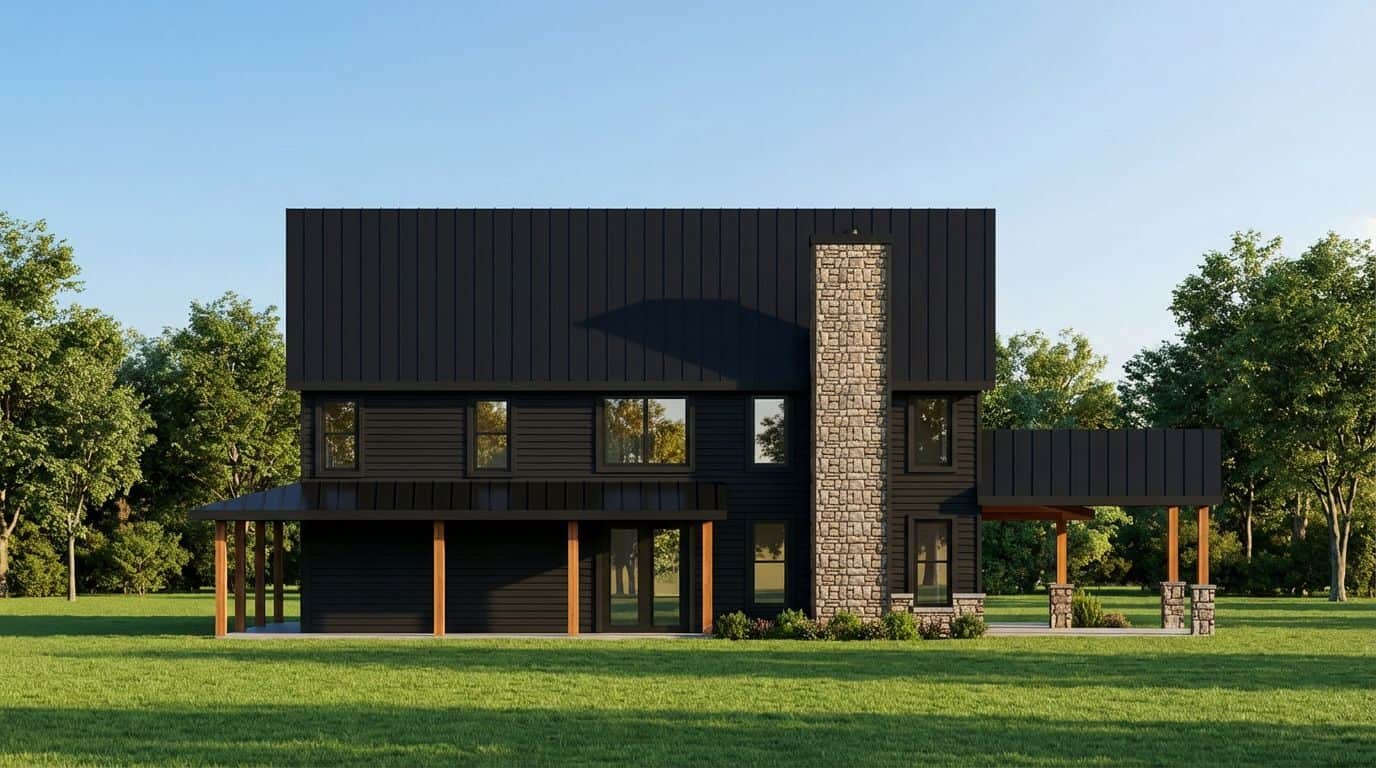 Right Side View of this 3-Bedroom,2413 Sq Ft Plan -120-2872