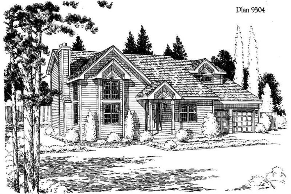 Cottage home (ThePlanCollection: Plan #121-1004)