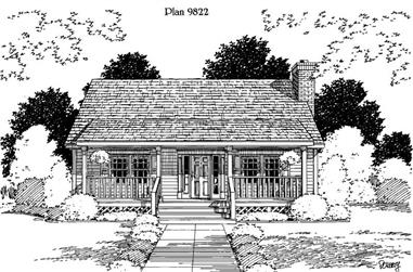 3-Bedroom, 1433 Sq Ft Small House Plans - 121-1006 - Main Exterior