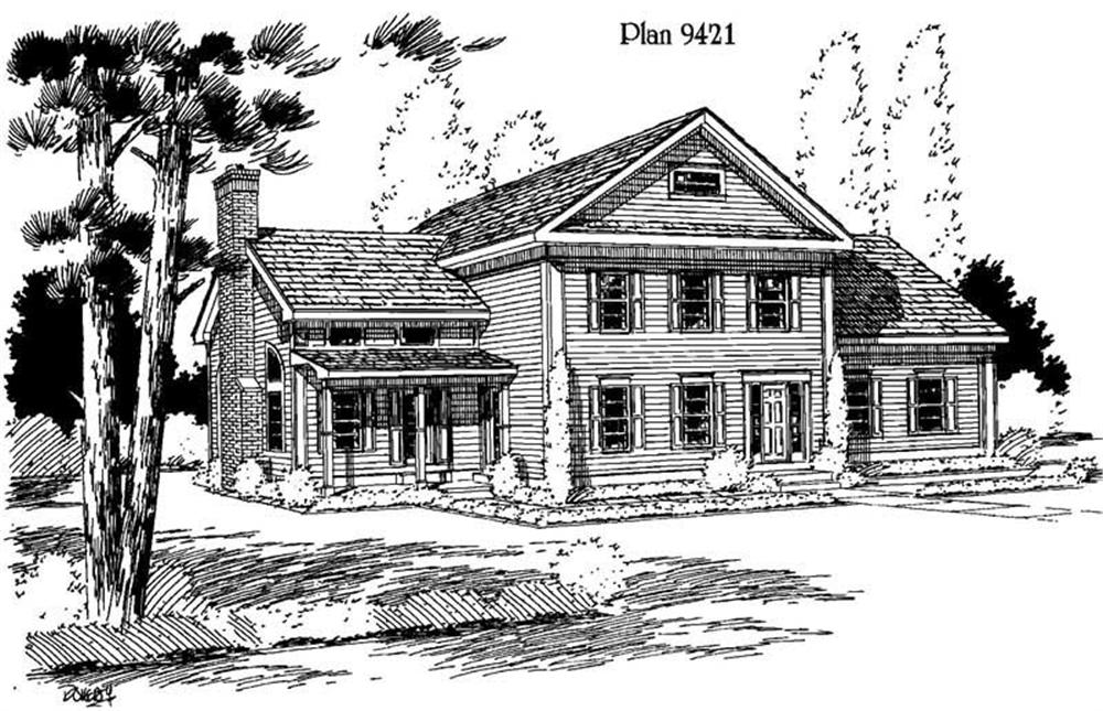Main image for house plan # 3784