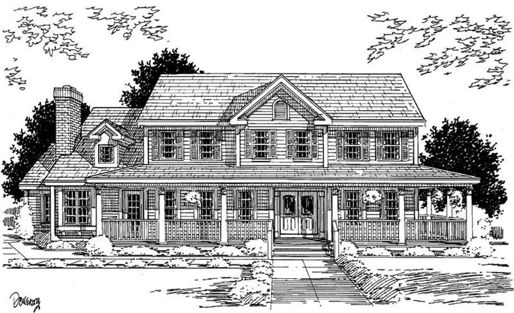 Main image for house plan # 3724