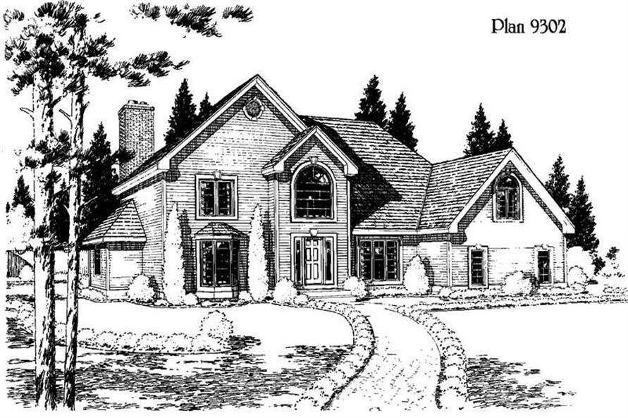 Contemporary home (ThePlanCollection: Plan #121-1044)