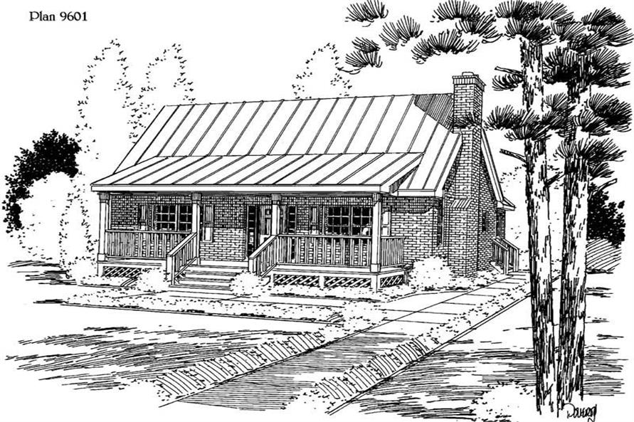 Main image for house plan # 3833
