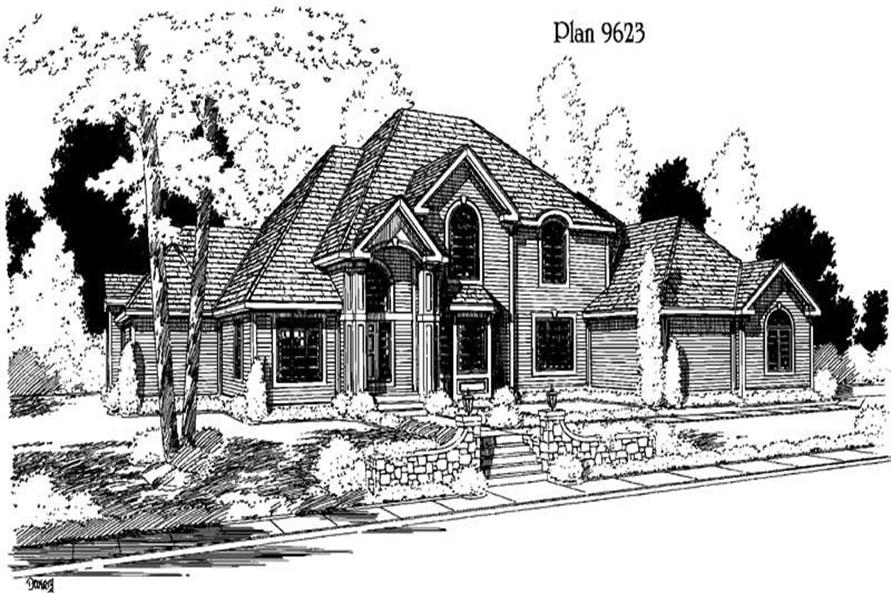 Main image for house plan # 3838