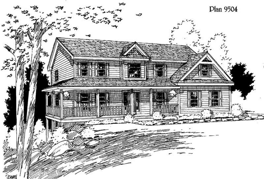 Main image for house plan # 3828