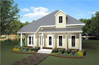 3-Bedroom, 2208 Sq Ft Country House Plan - 123-1011 - Front Exterior