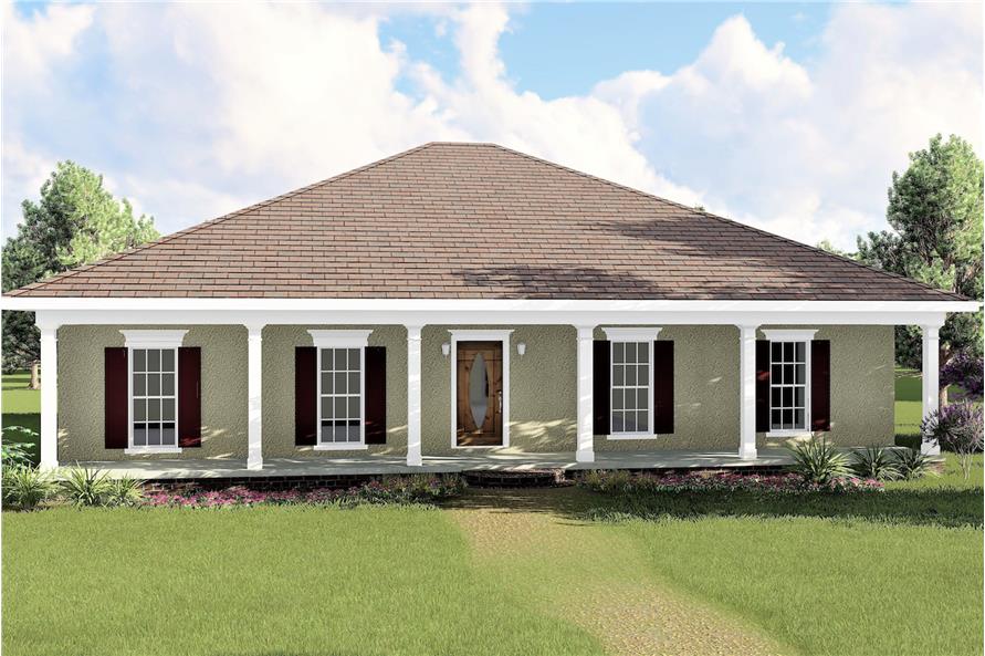 3 Bedrm 1500 Sq Ft European House Plan 123 1031