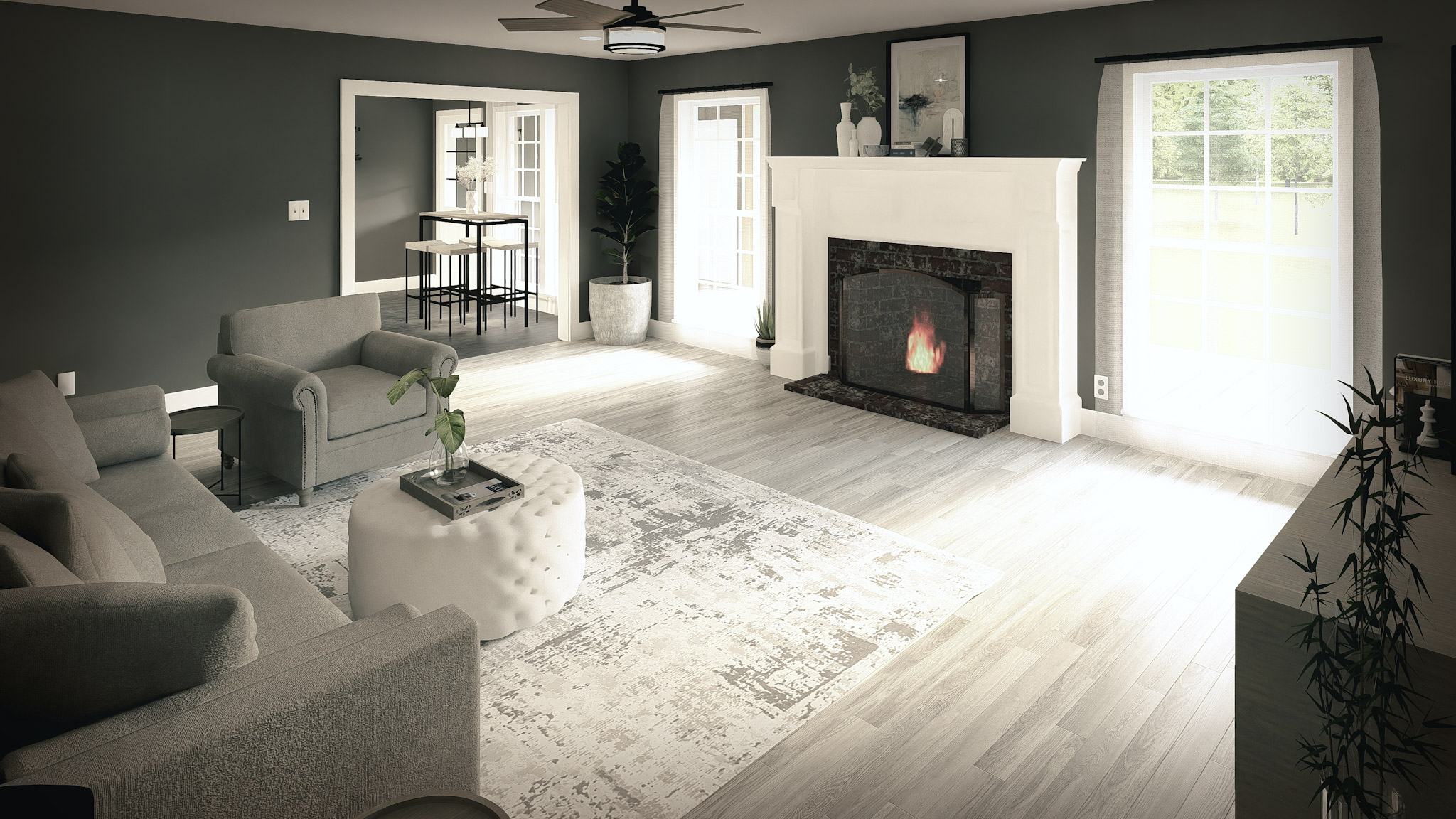 Great Room of this 4-Bedroom,2435 Sq Ft Plan -123-1034