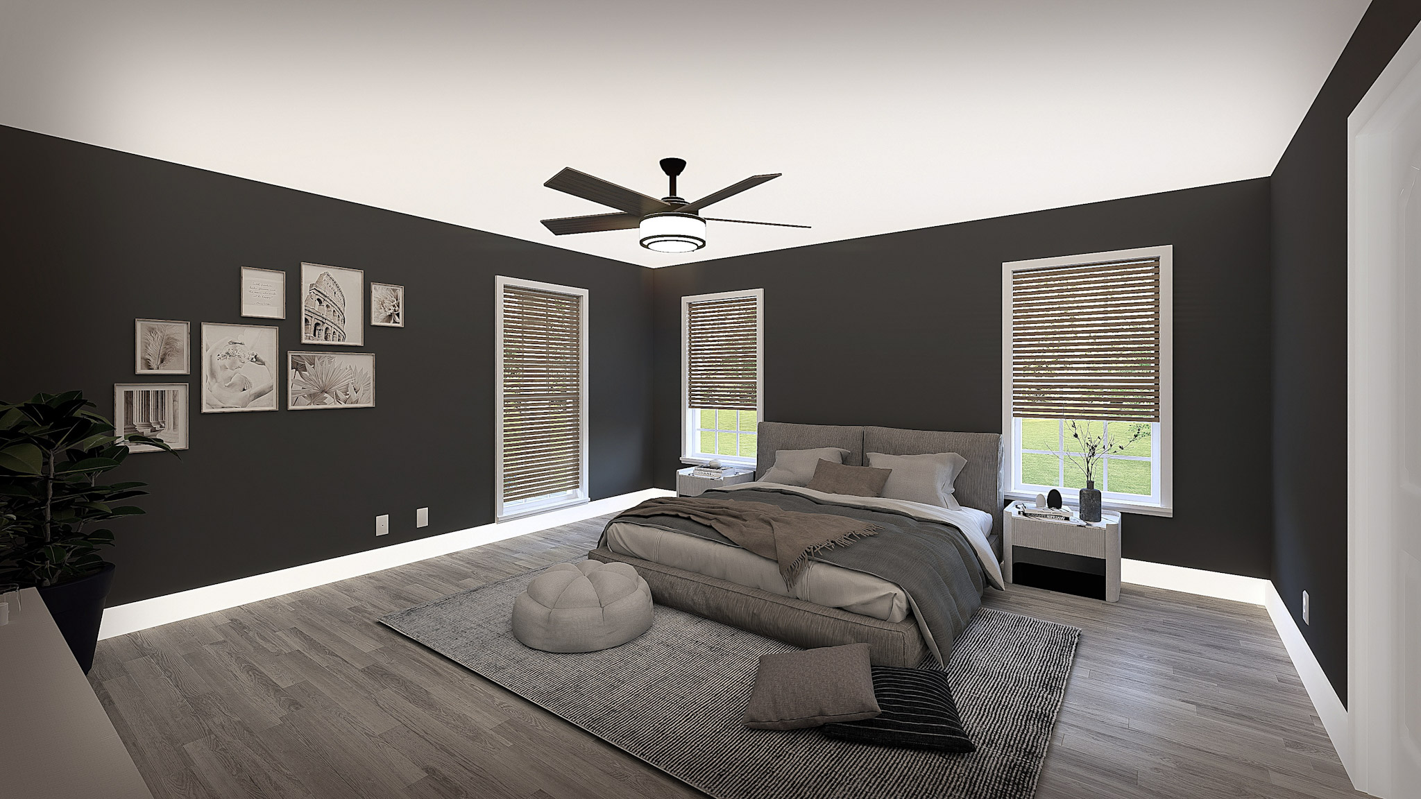 Master Bedroom of this 4-Bedroom,2435 Sq Ft Plan -123-1034