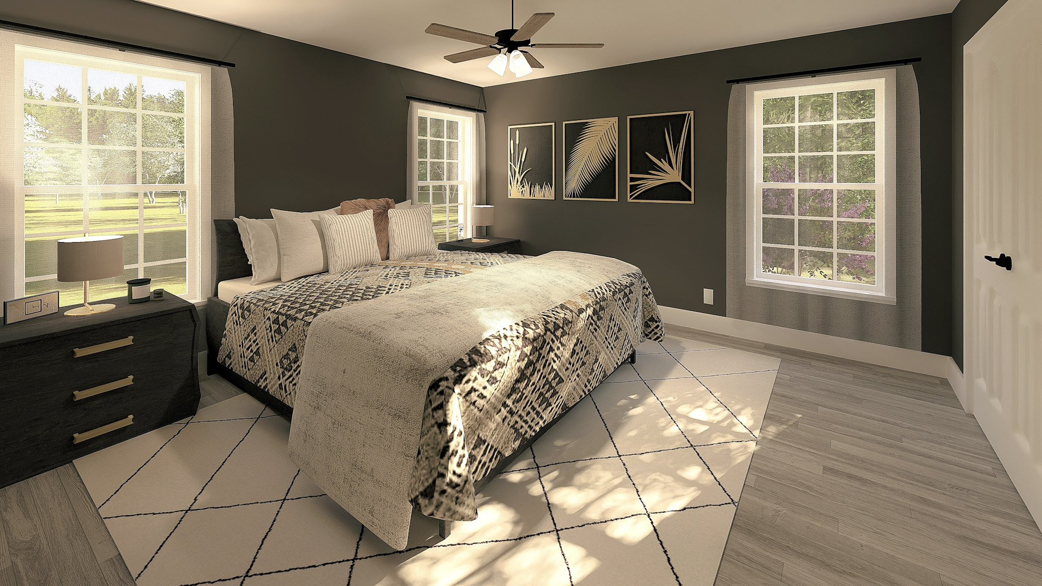 Bedroom of this 4-Bedroom,2435 Sq Ft Plan -123-1034