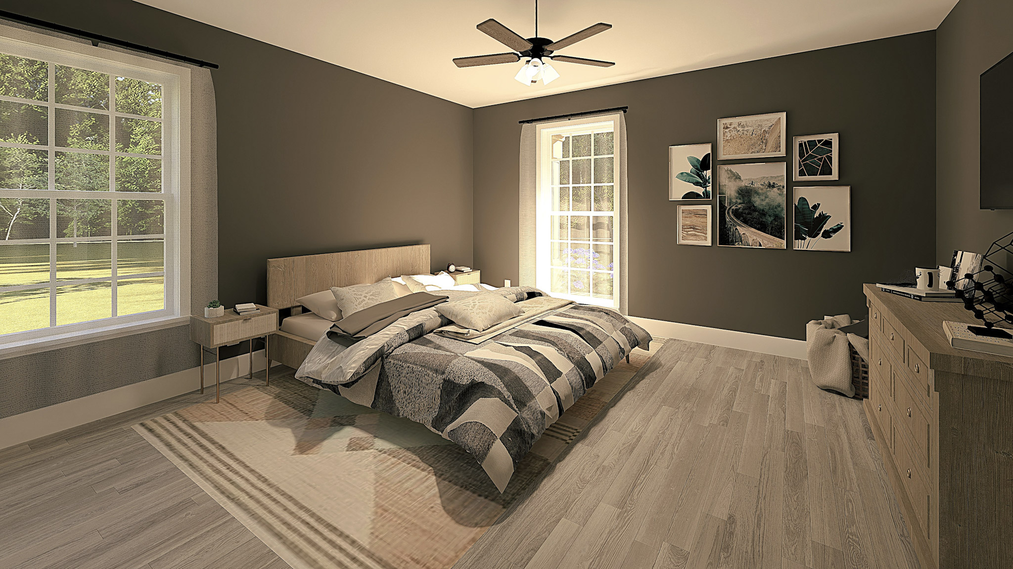 Bedroom of this 4-Bedroom,2435 Sq Ft Plan -123-1034
