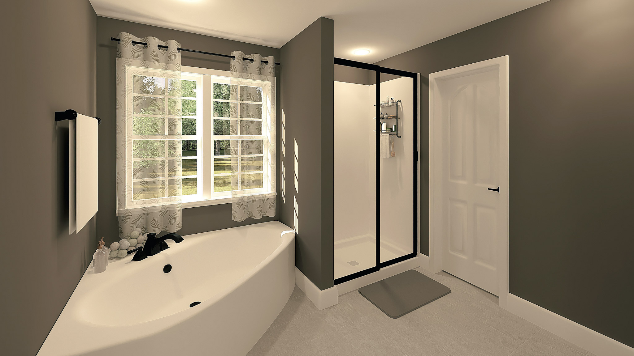 Master Bathroom: Tub of this 4-Bedroom,2435 Sq Ft Plan -123-1034