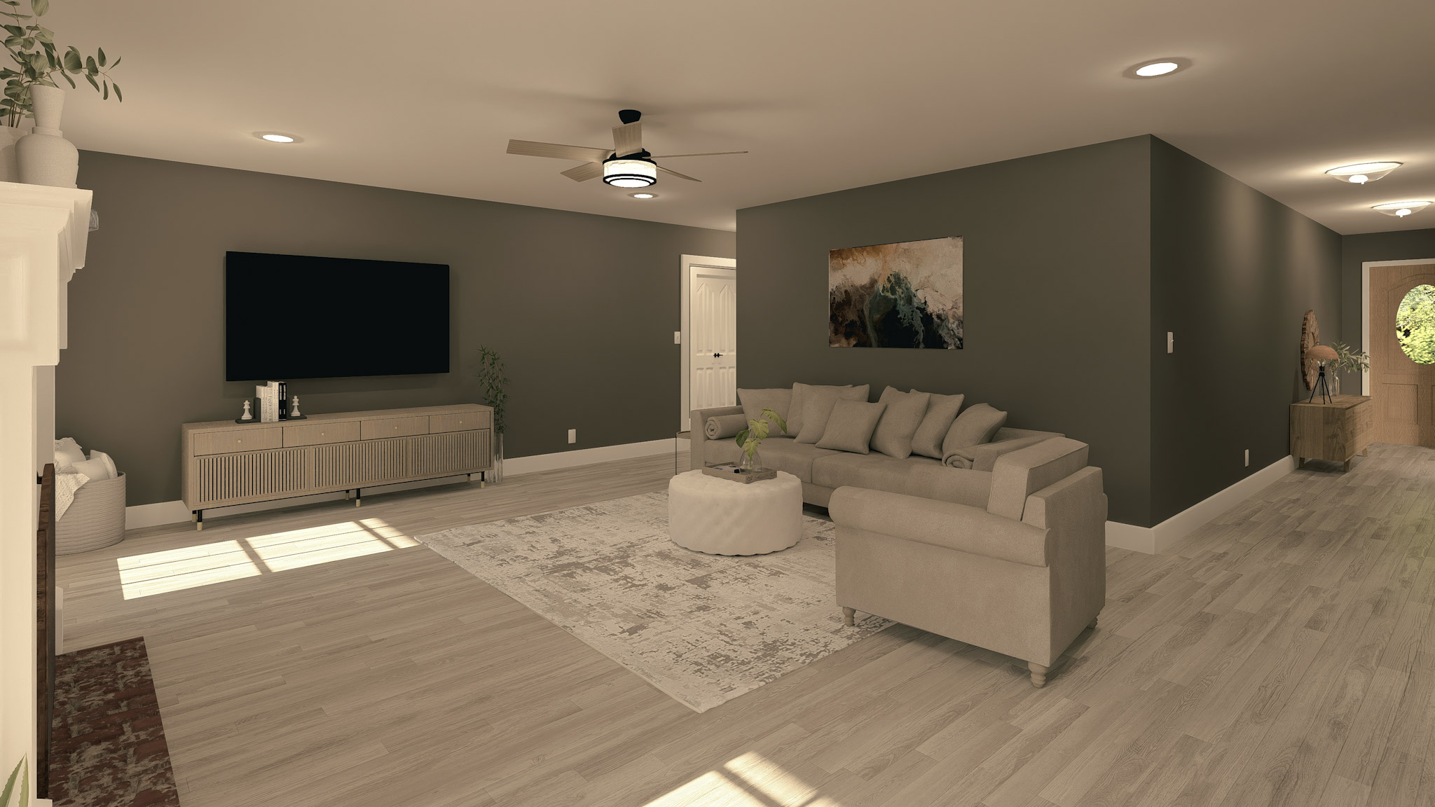 Great Room of this 4-Bedroom,2435 Sq Ft Plan -123-1034