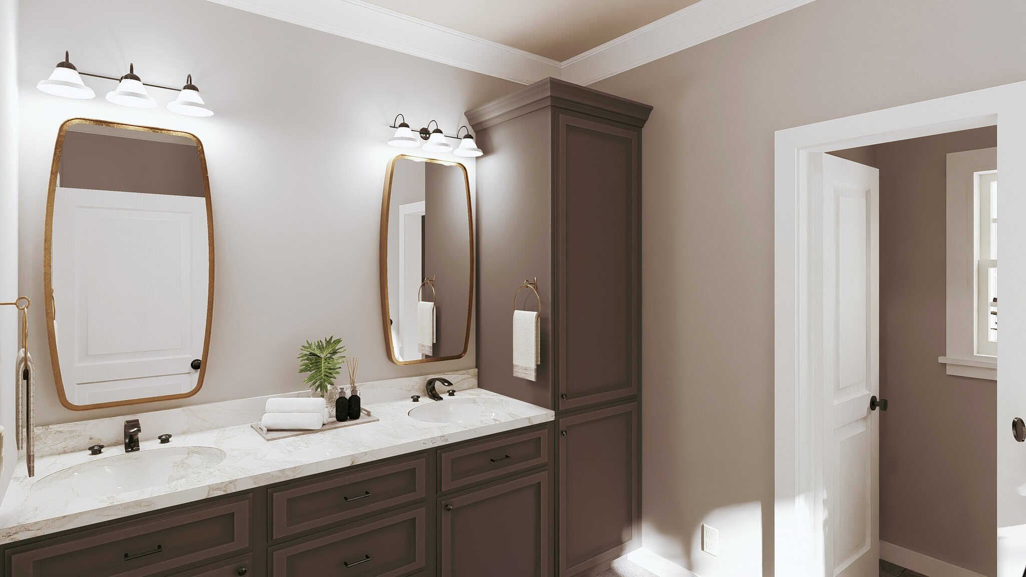 Master Bathroom of this 3-Bedroom,1958 Sq Ft Plan -123-1046