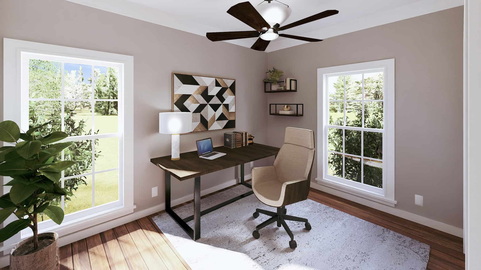 Bedroom of this 3-Bedroom,1958 Sq Ft Plan -123-1046