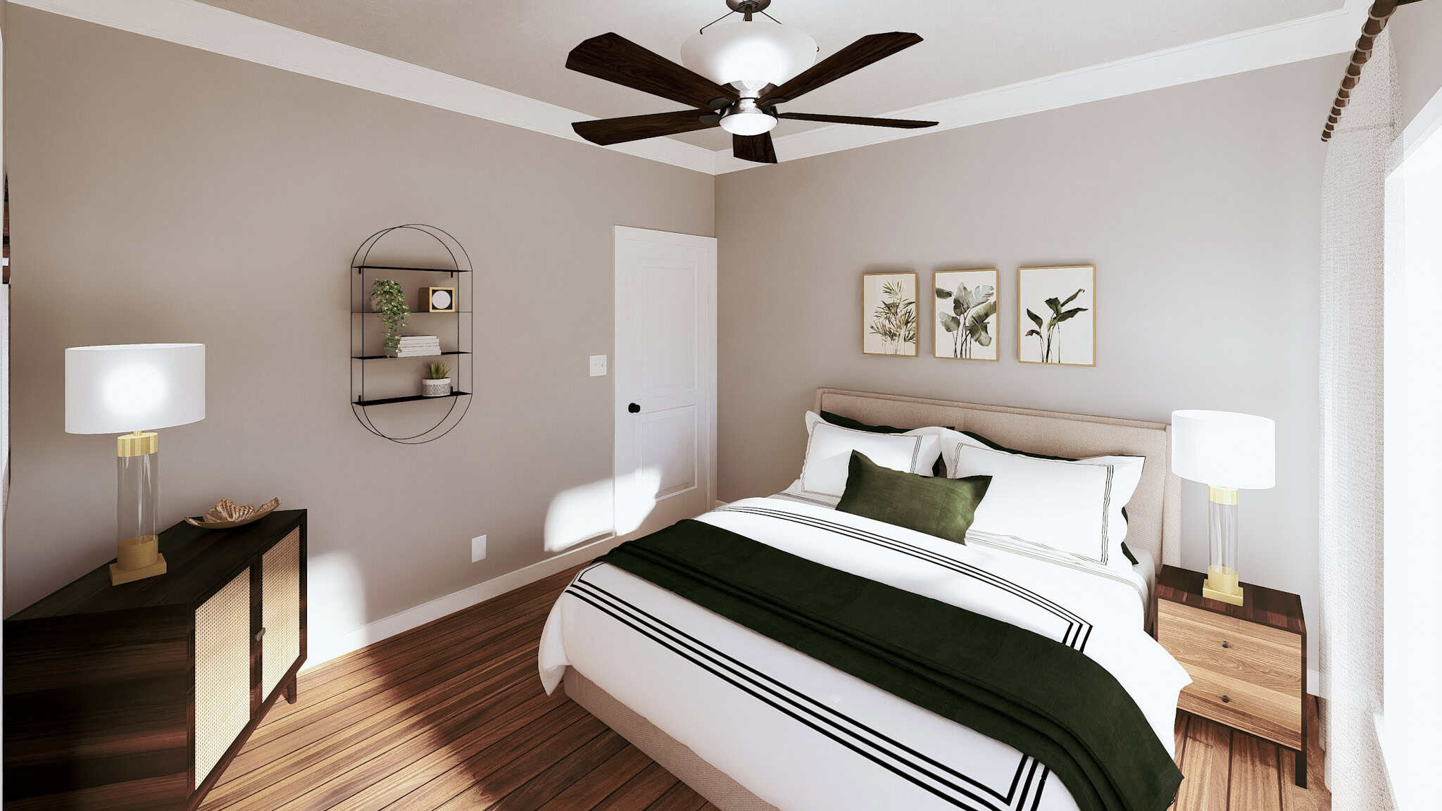 Bedroom of this 3-Bedroom,1958 Sq Ft Plan -123-1046