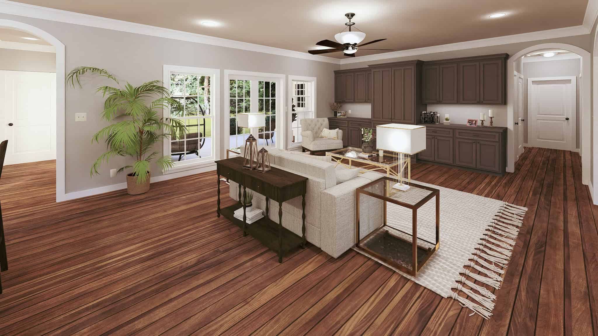 Great Room of this 3-Bedroom,1958 Sq Ft Plan -123-1046