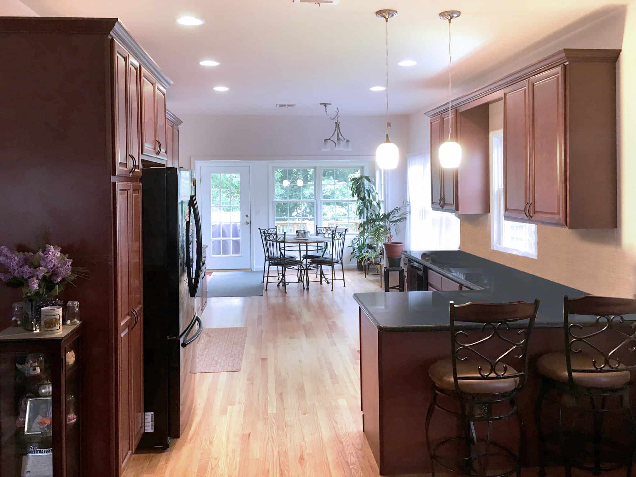 Kitchen: Breakfast Nook of this 2-Bedroom,864 Sq Ft Plan -123-1050