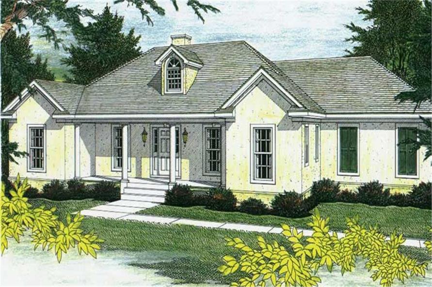 Main image for ranch home plans # 2217