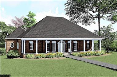 3-Bedroom, 2775 Sq Ft Southern Home - Plan #123-1069 - Main Exterior