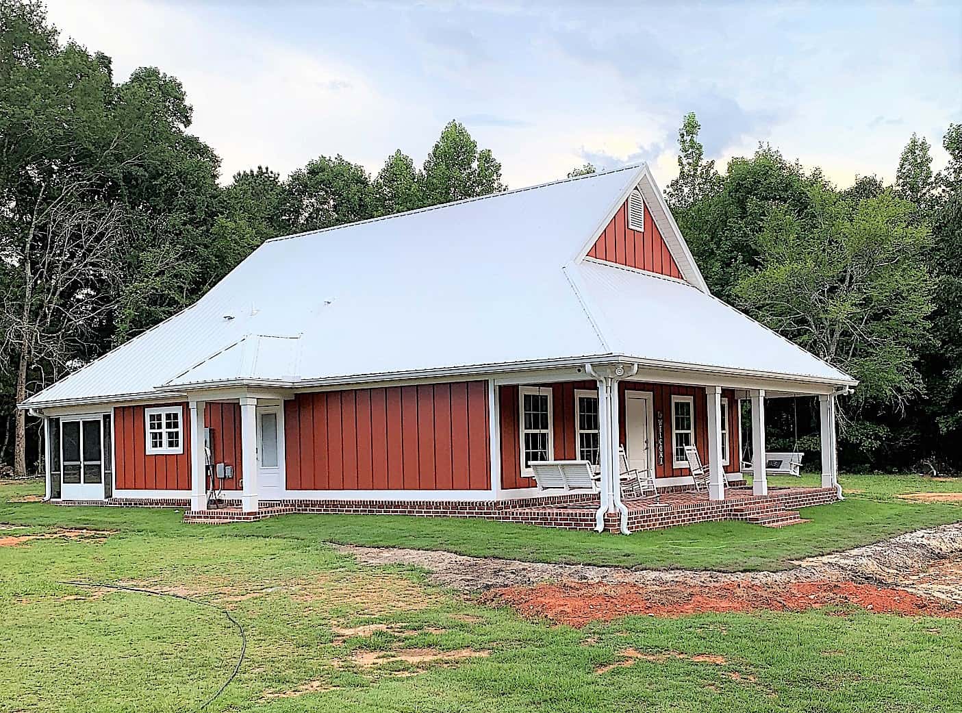 Side View of this 2-Bedroom,1292 Sq Ft Plan -123-1071