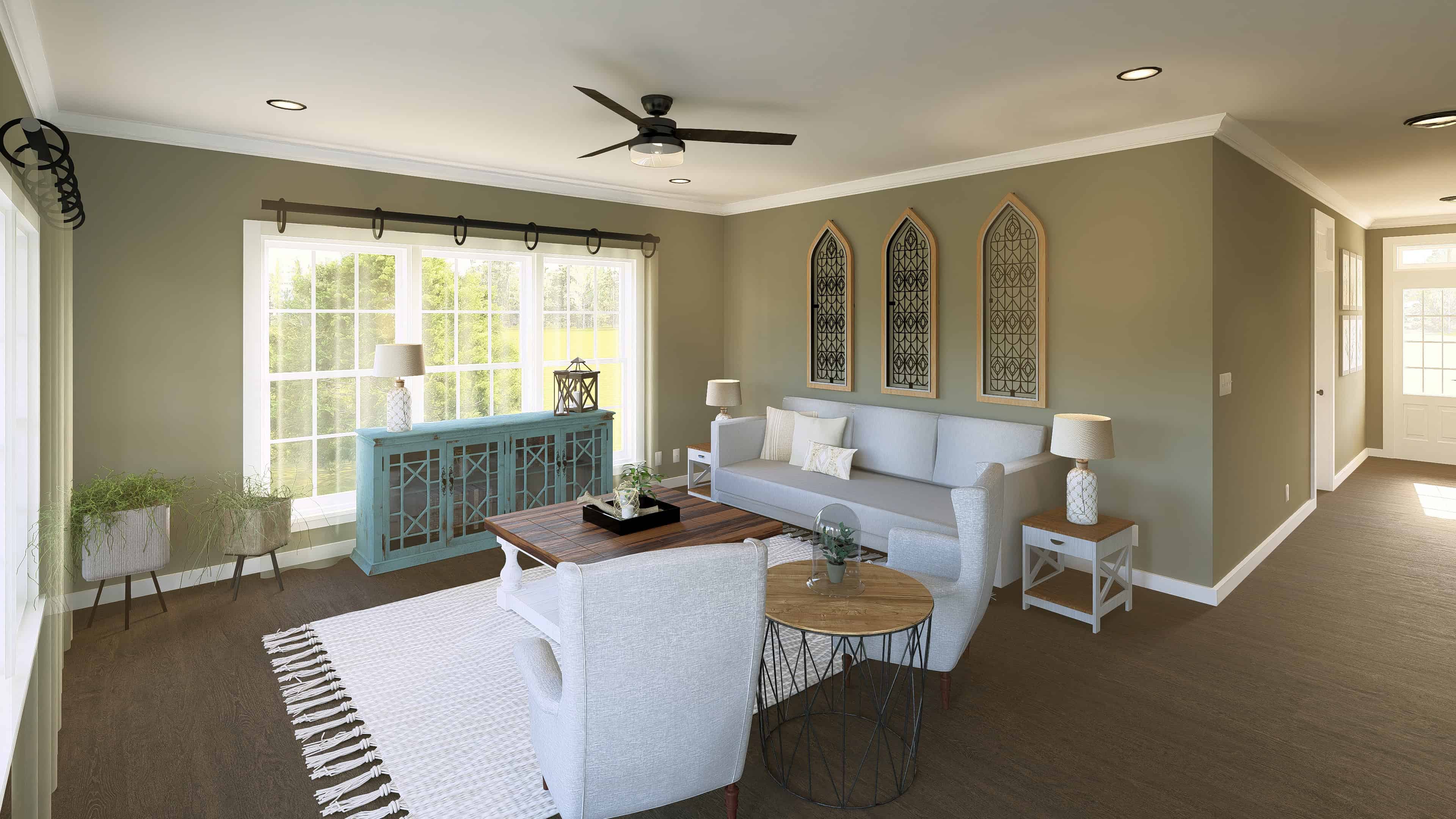 Great Room of this 2-Bedroom,1292 Sq Ft Plan -123-1071