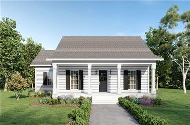 3-Bedroom, 1260 Sq Ft Country Home - Plan #123-1084 - Main Exterior