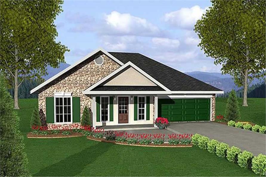 Main image for house plan # 16828