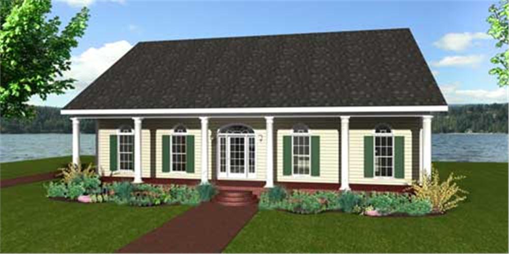Main image for southern houseplans # 123-1092