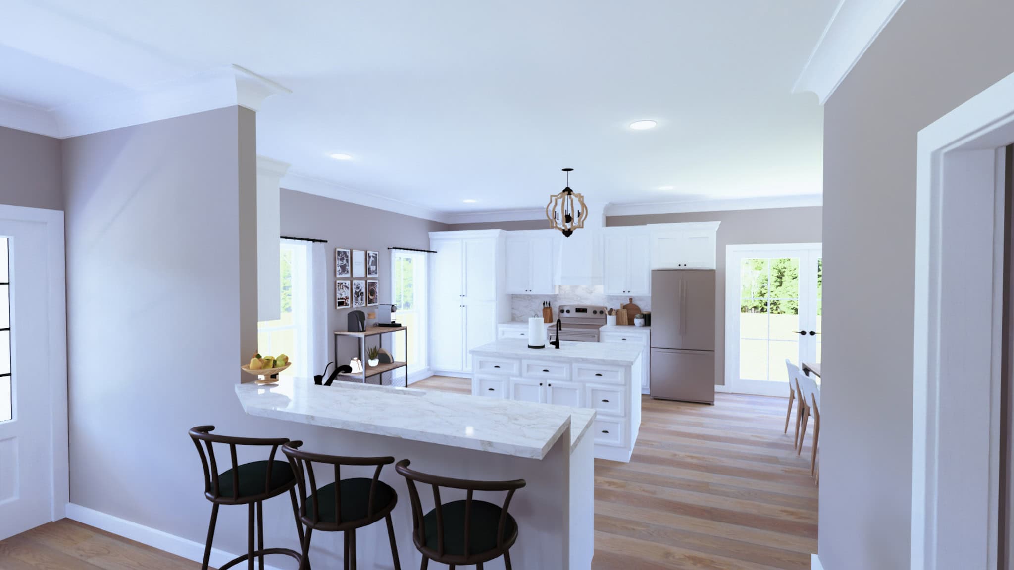 Kitchen of this 2-Bedroom,1520 Sq Ft Plan -123-1103