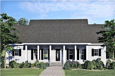 3-Bedroom, 2525 Sq Ft Ranch House - Plan #123-1107 - Front Exterior