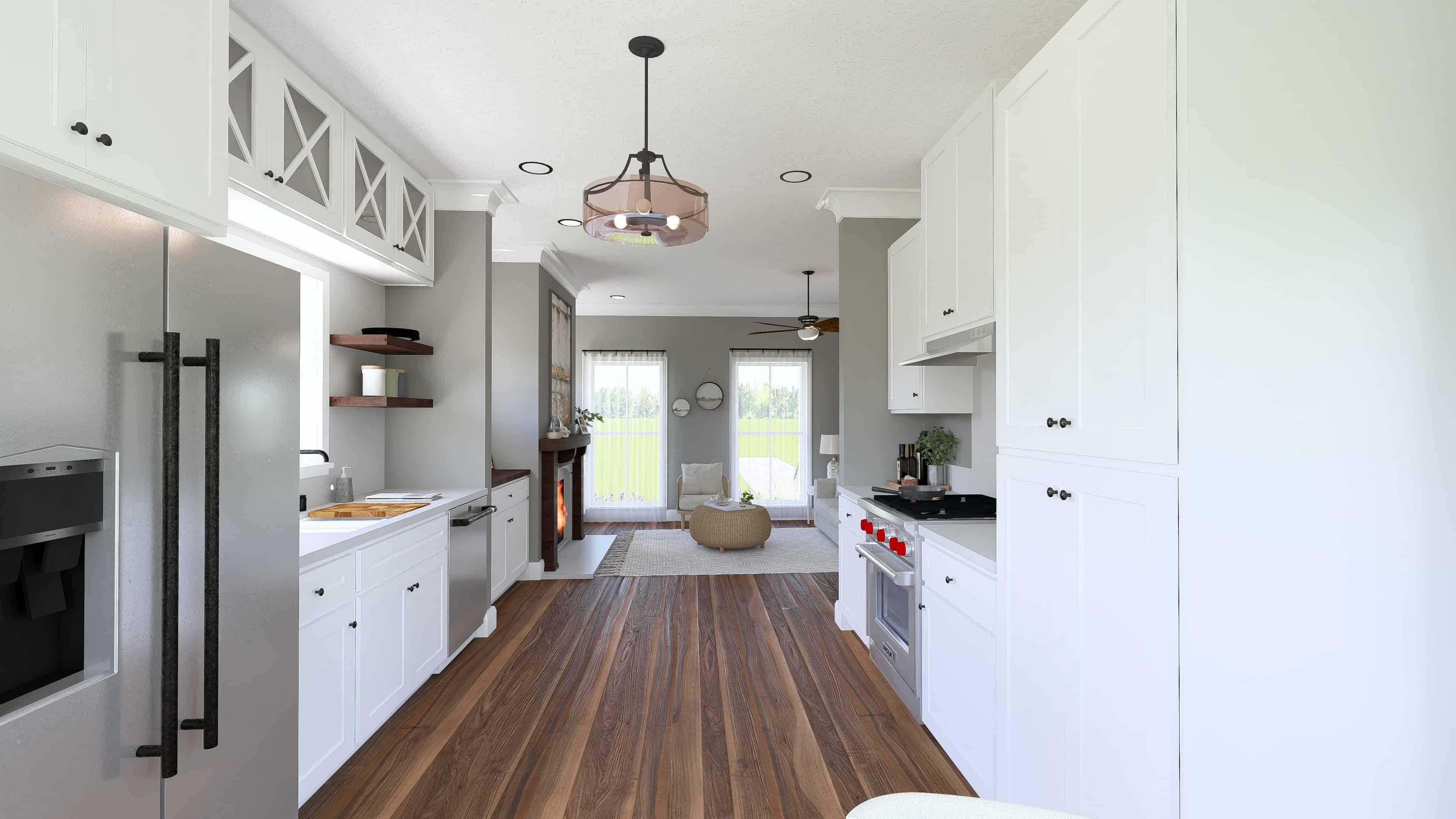 Kitchen of this 2-Bedroom,890 Sq Ft Plan -123-1108