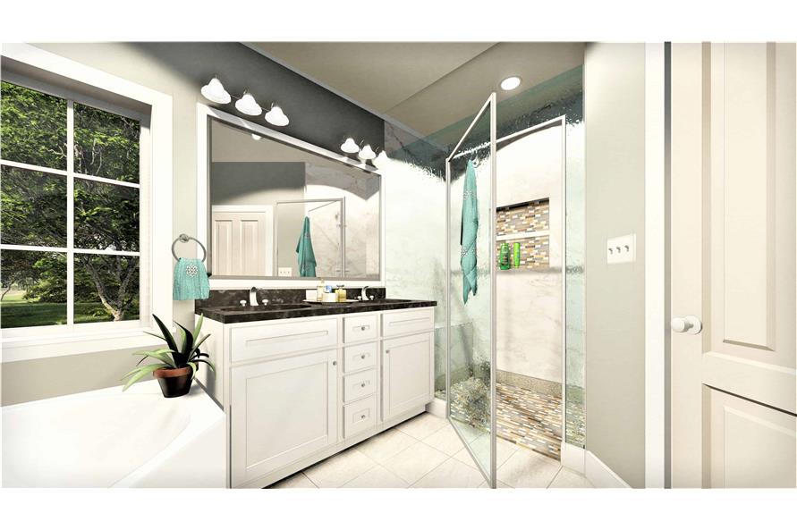 Master Bathroom of this 3-Bedroom,1611 Sq Ft Plan -1611