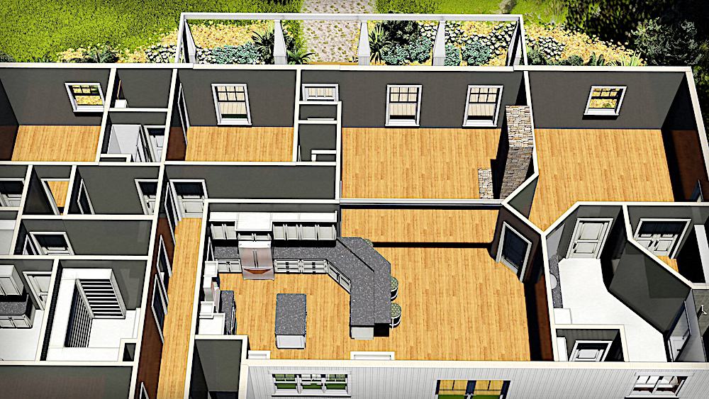 3D Floor Plan of this 3-Bedroom, 2582 Sq Ft Plan - 123-1113