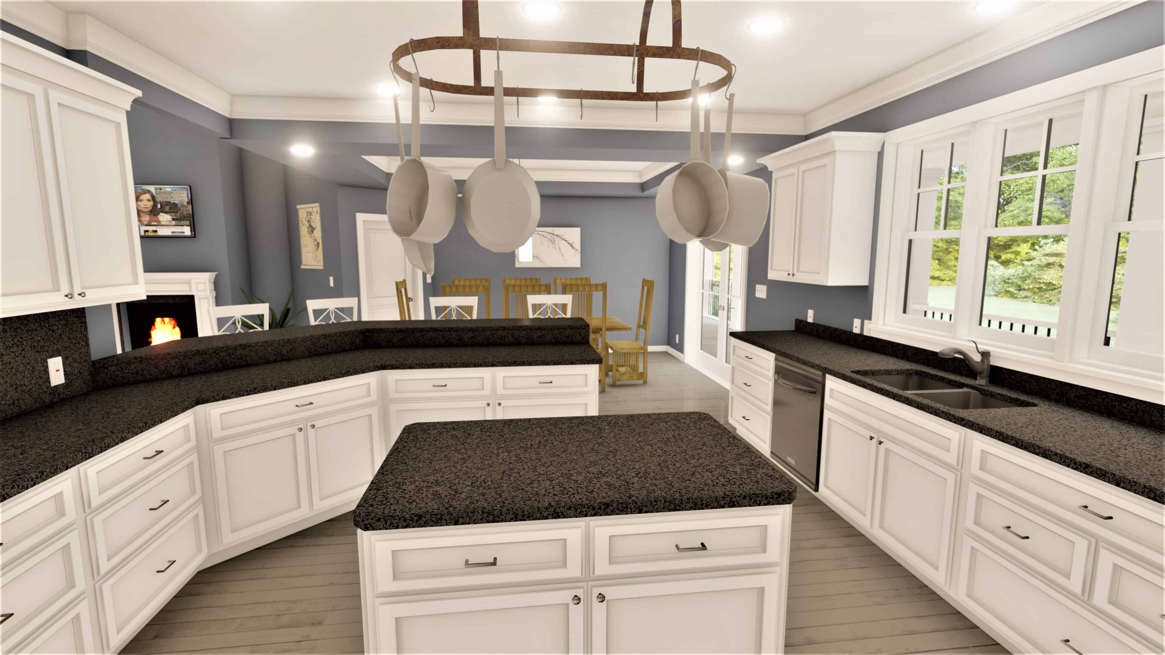 Kitchen of this 3-Bedroom, 2582 Sq Ft Plan - 123-1113