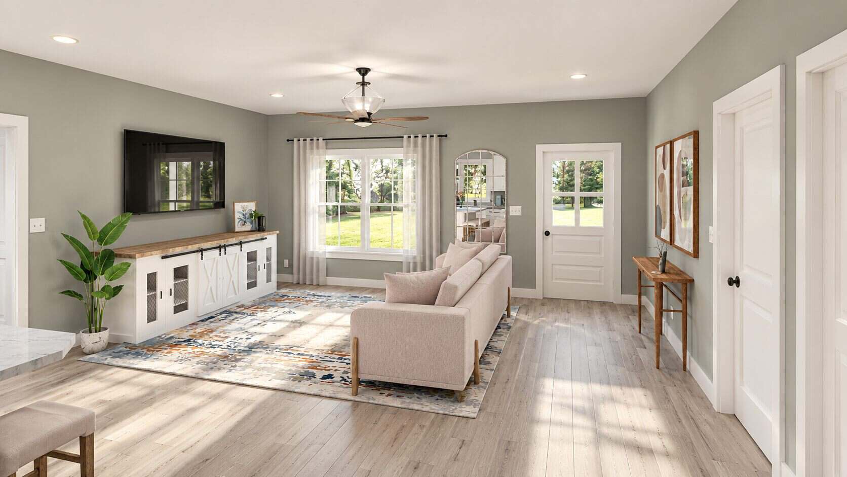 Great Room of this 3-Bedroom, 1502 Sq Ft Plan - 123-1119
