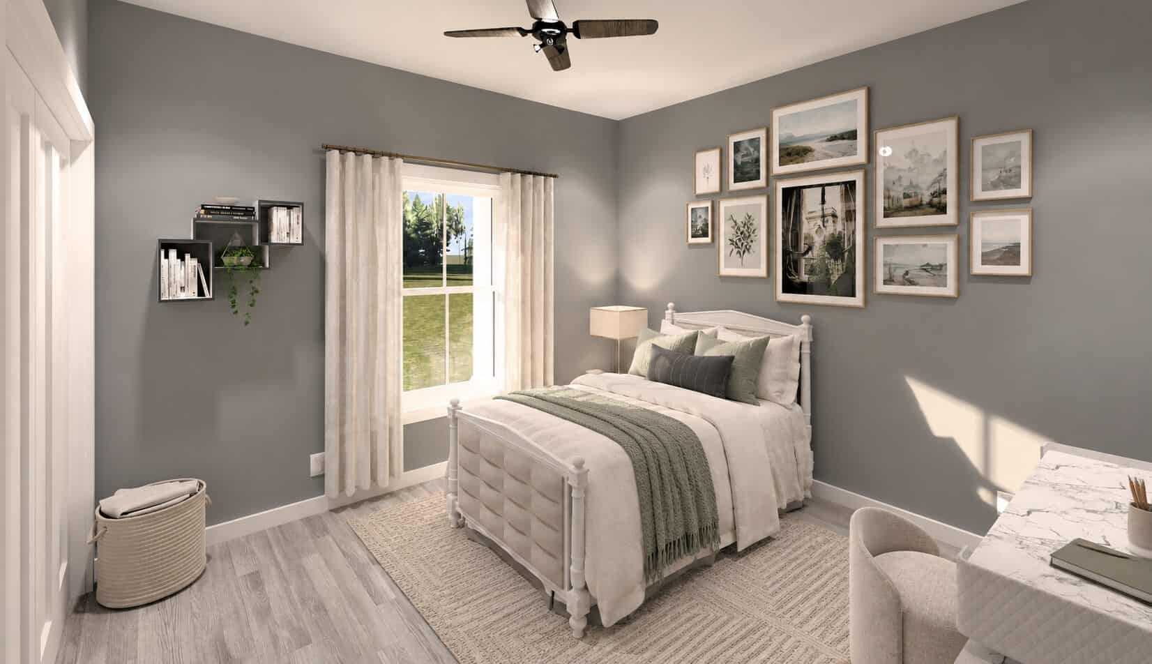 Bedroom of this 3-Bedroom,1502 Sq Ft Plan -123-1119