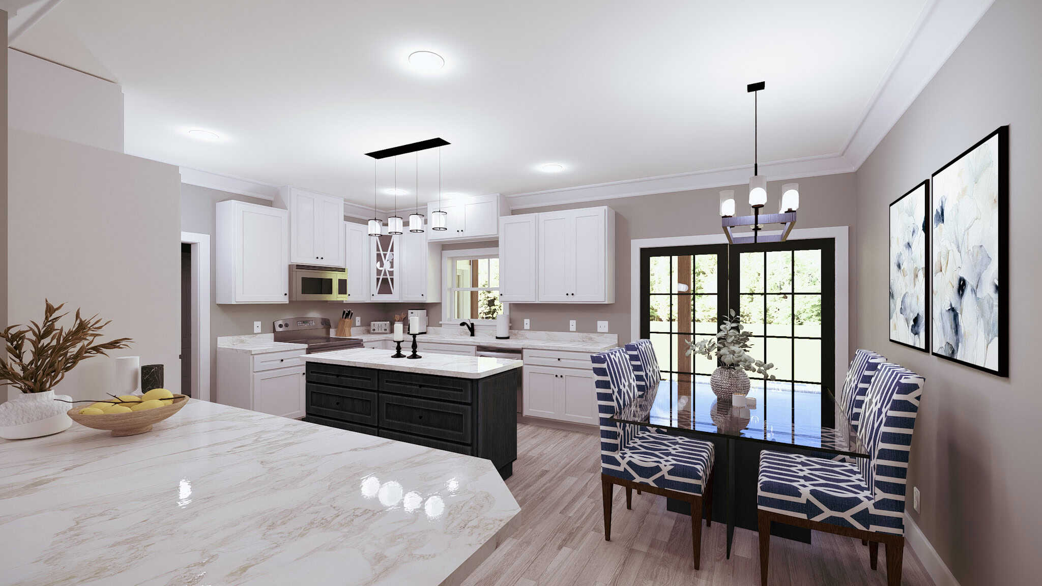 Kitchen of this 4-Bedroom,2097 Sq Ft Plan -123-1121