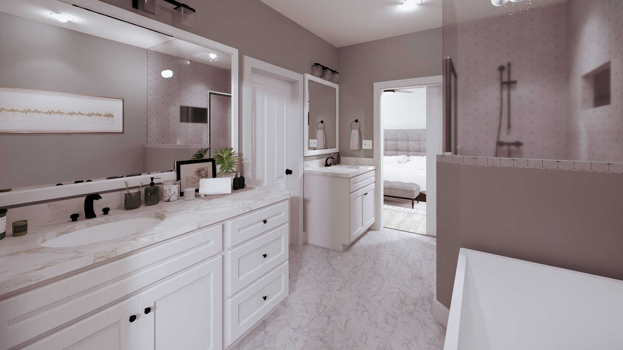 Bathroom of this 4-Bedroom,2097 Sq Ft Plan -123-1121