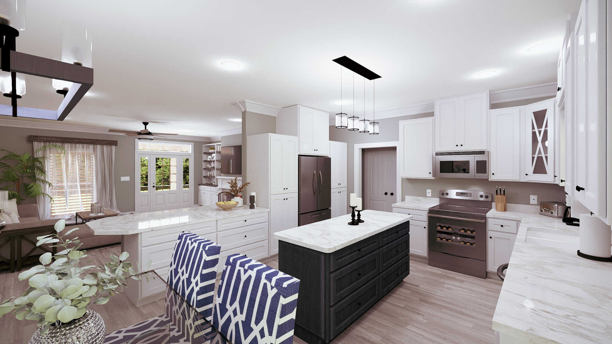 Kitchen of this 4-Bedroom,2097 Sq Ft Plan -123-1121