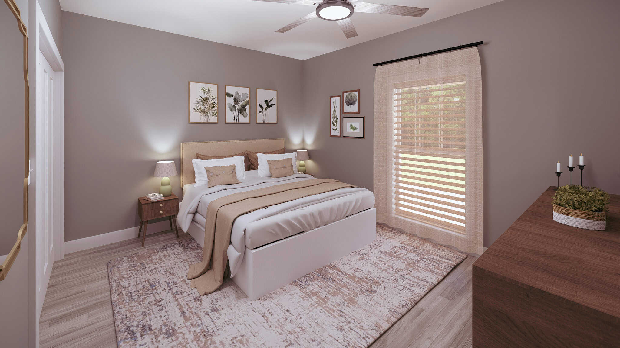 Bedroom of this 4-Bedroom,2097 Sq Ft Plan -123-1121