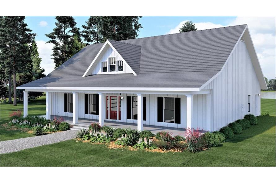 Right View of this 4-Bedroom,2352 Sq Ft Plan -123-1124