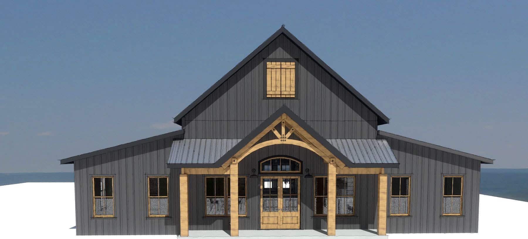 Home Plan Front Elevation of this 3-Bedroom,2460 Sq Ft Plan -123-1130