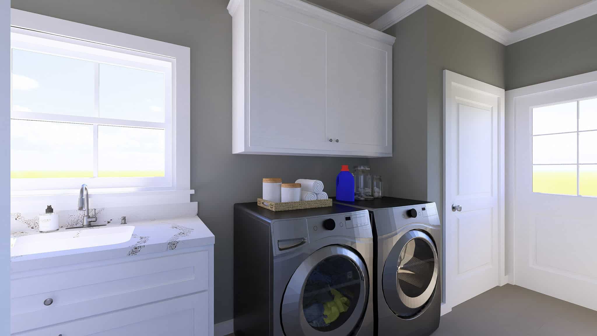 Laundry Room of this 3-Bedroom,1416 Sq Ft Plan -123-1136