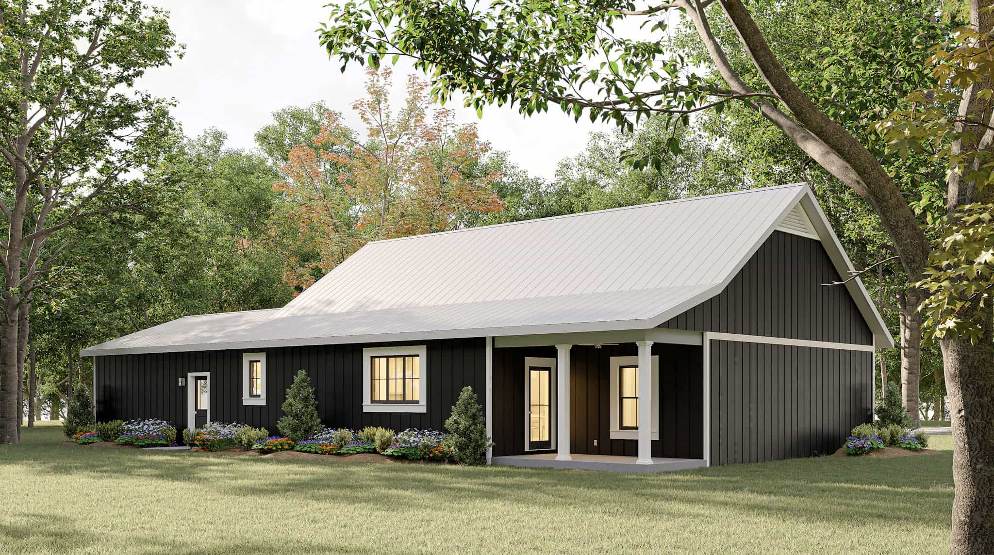 Rear View of this 3-Bedroom,1788 Sq Ft Plan -123-1144