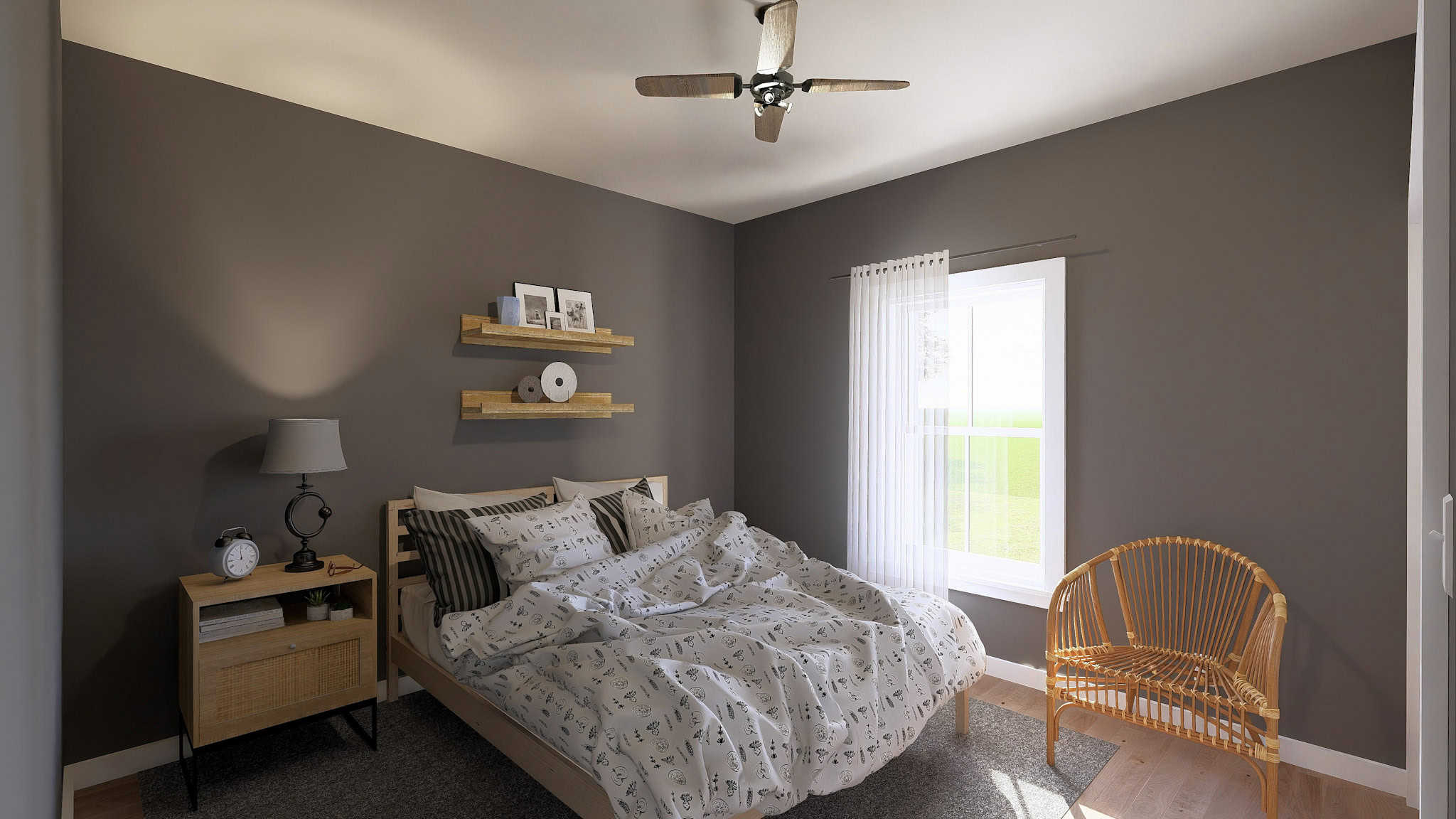 Bedroom of this 3-Bedroom,1788 Sq Ft Plan -123-1144