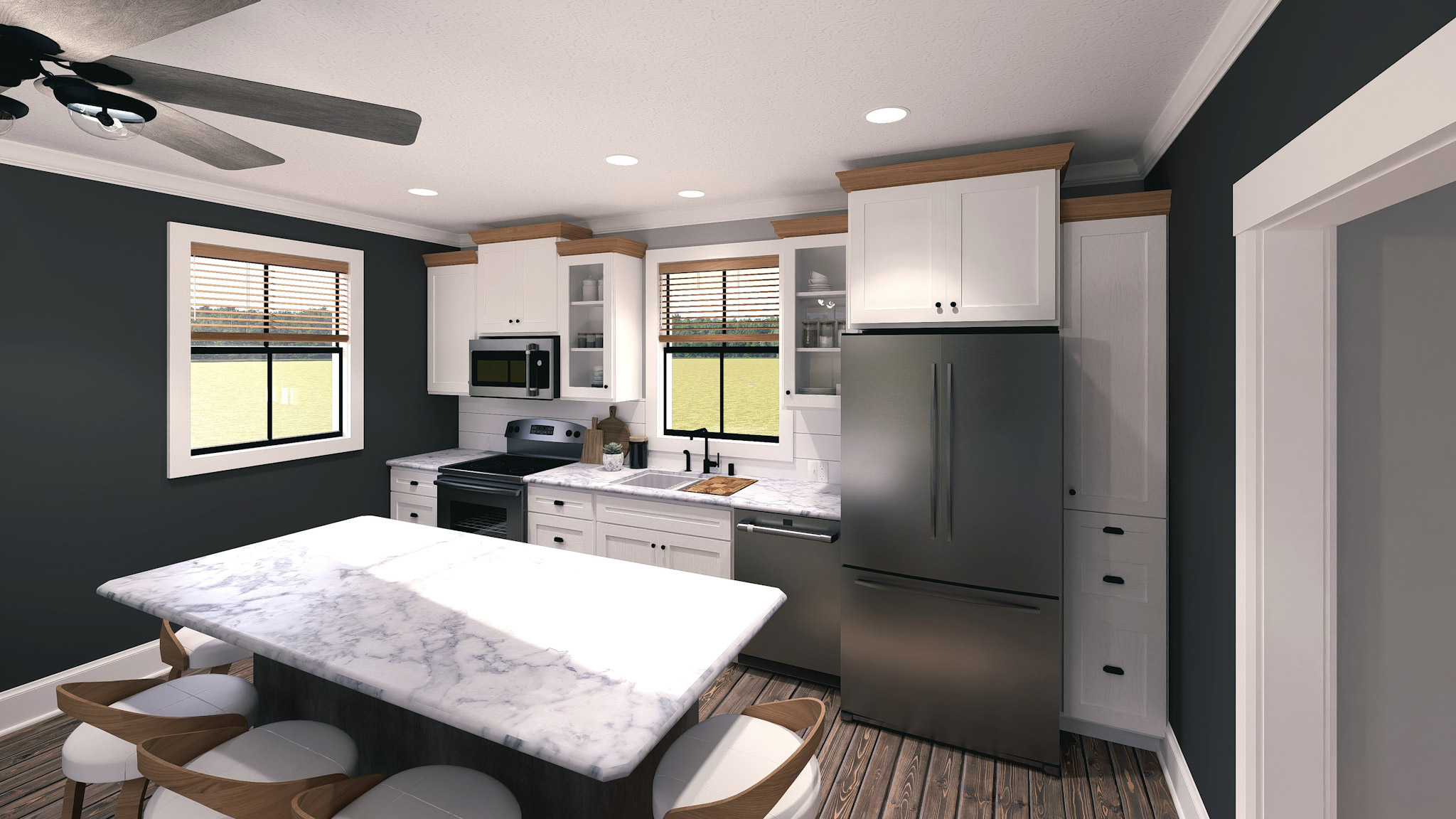 Kitchen of this 3-Bedroom,1060 Sq Ft Plan -123-1148