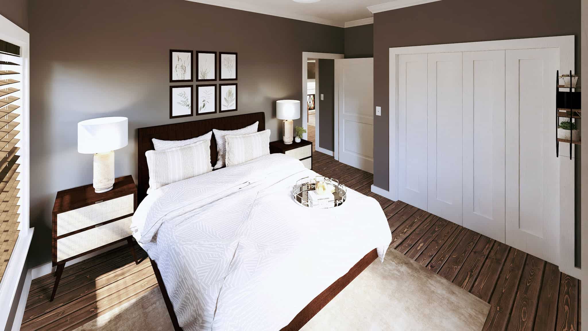 Bedroom of this 3-Bedroom,1404 Sq Ft Plan -123-1149