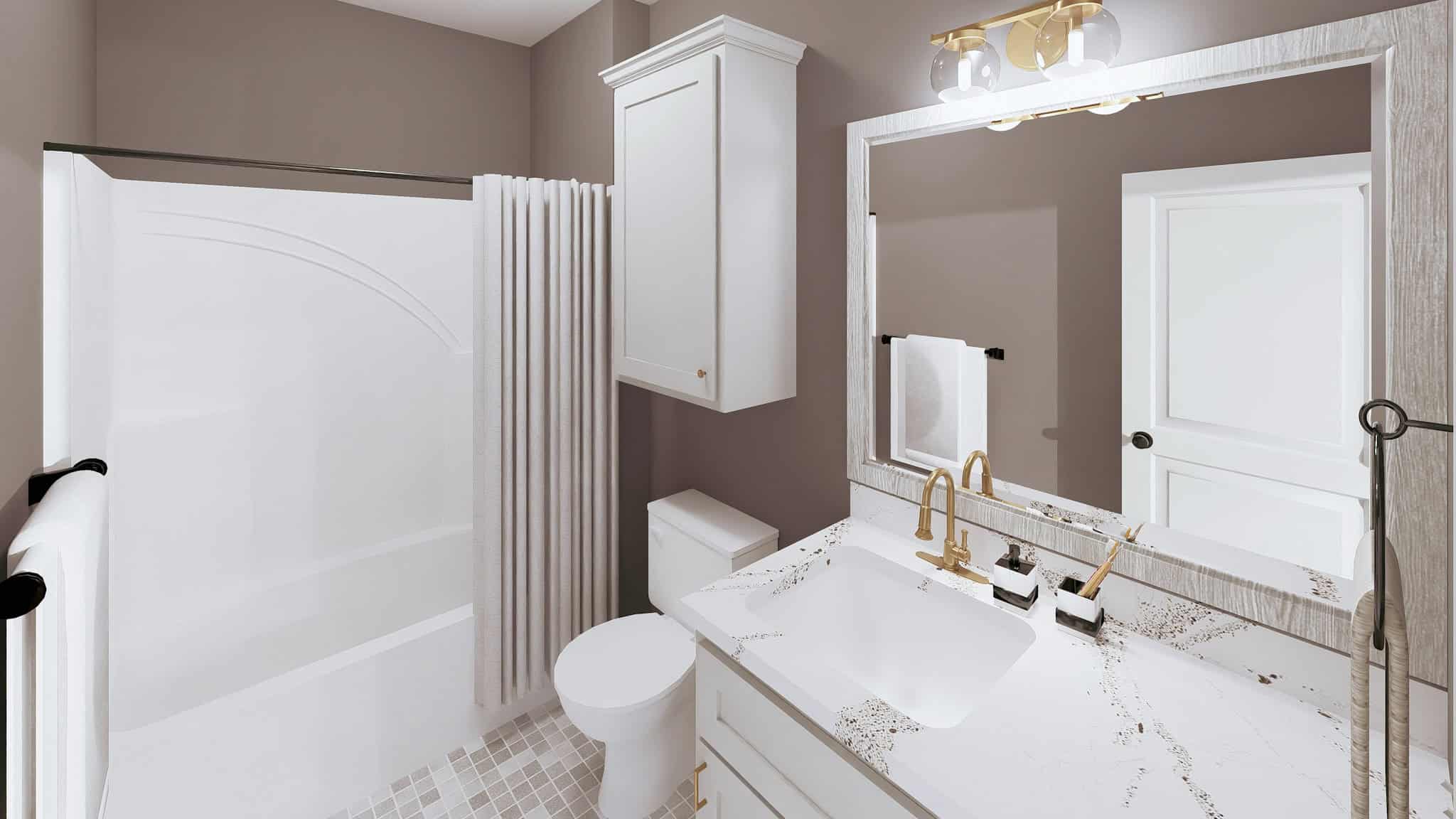 Bathroom of this 3-Bedroom,1404 Sq Ft Plan -123-1149